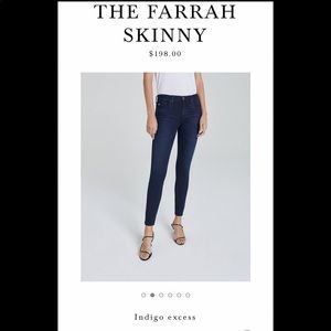 AG THE FARRAH SKINNY JEANS